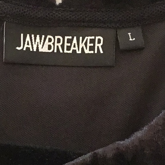 NWOT Jawbreaker Dotted Mesh Black Wednesday Dress - Picture 4 of 7
